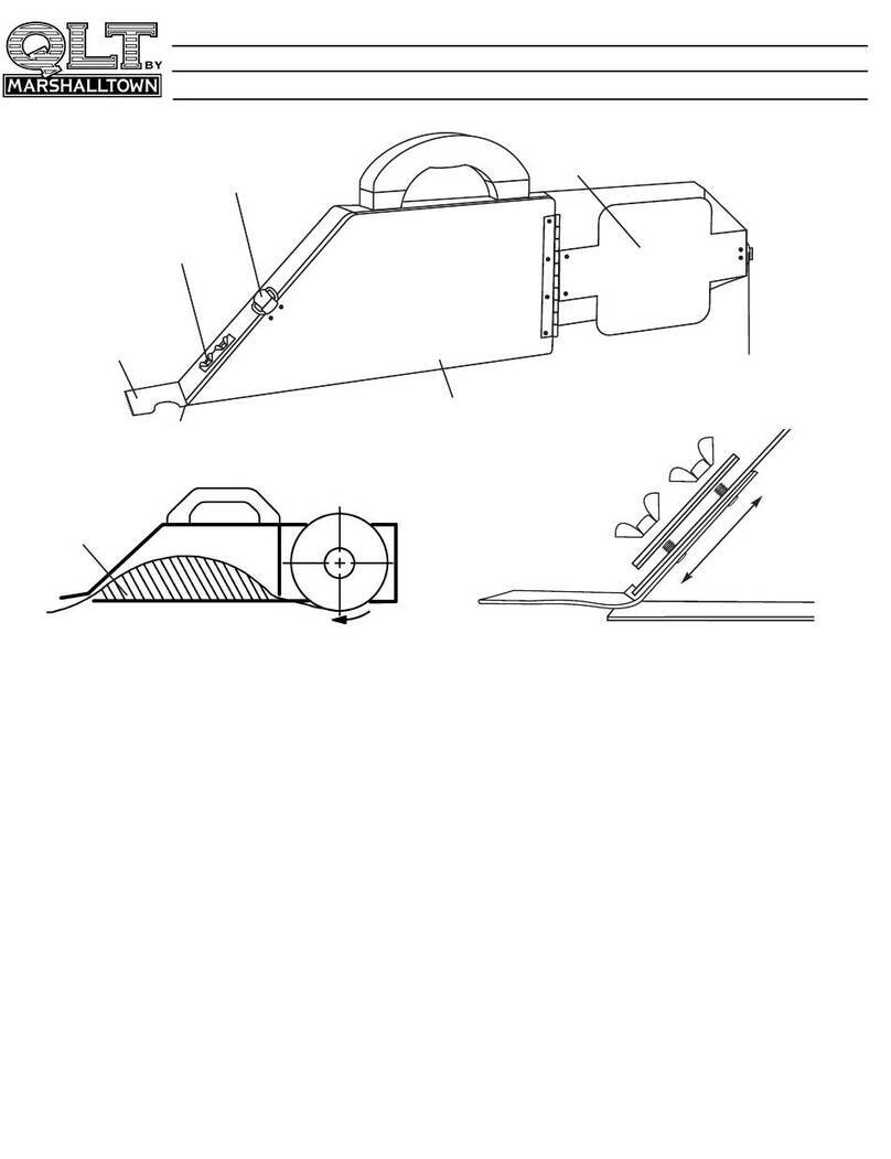 Marshalltown QLT Operating instructions