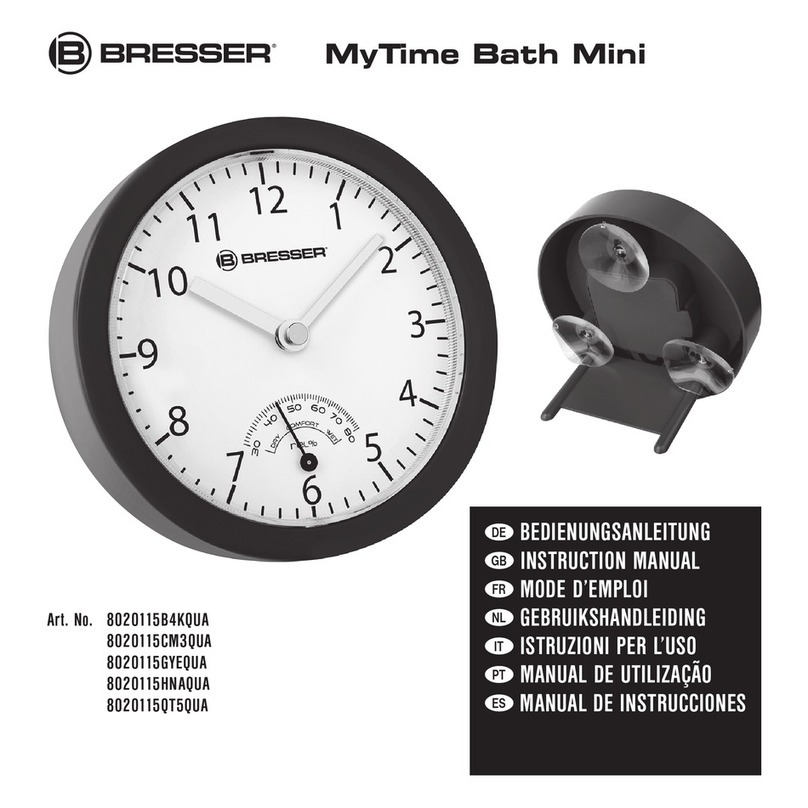 Bresser MyTime Bath Mini instruction manual