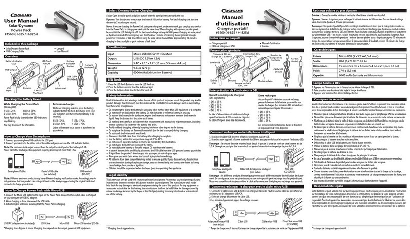 Coghlans 1560 user manual