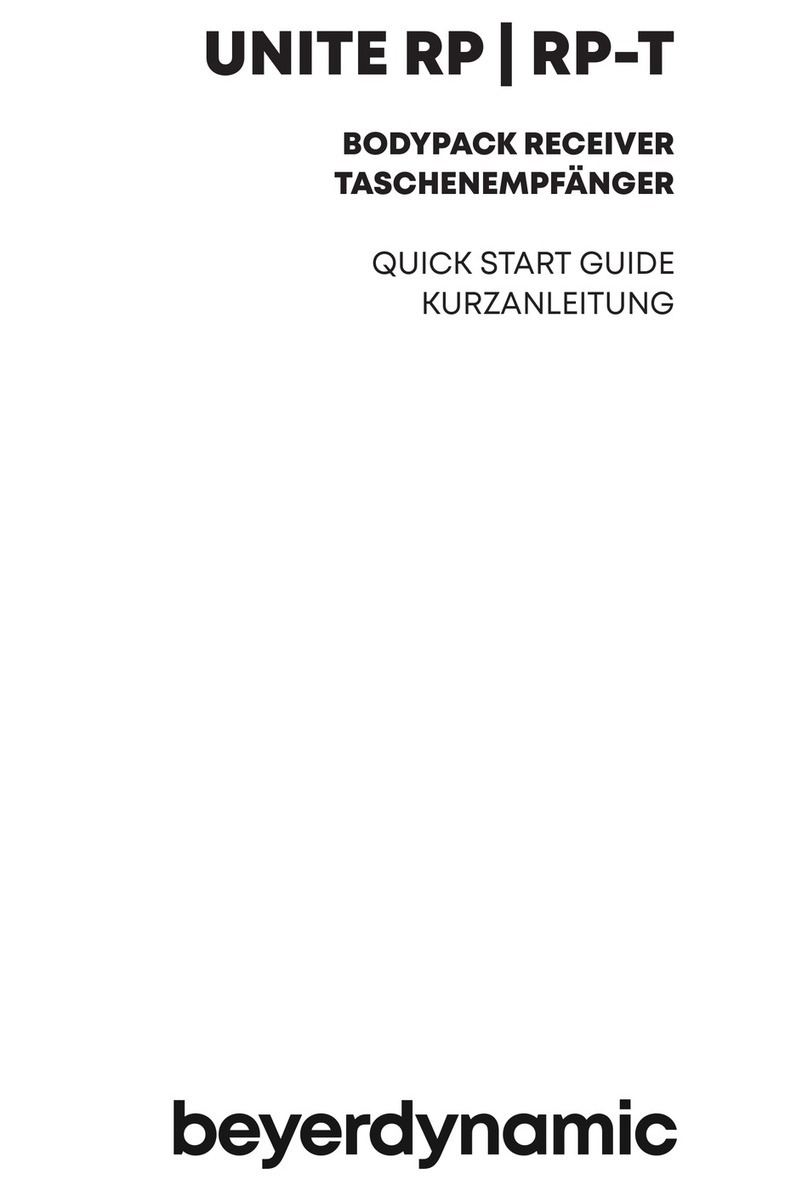 Beyerdynamic RP-T quick start guide