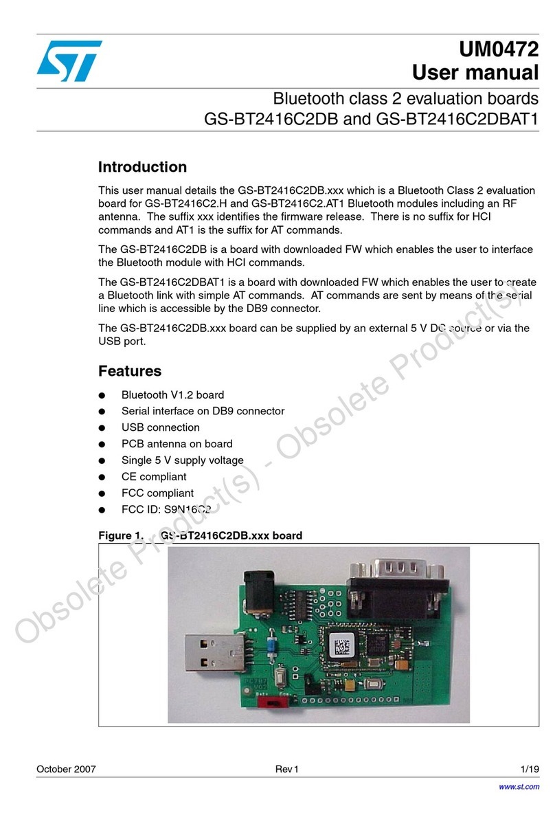 ST GS-BT2416C2DBAT1 User manual ST GS-BT2416C2DBAT1 User manual