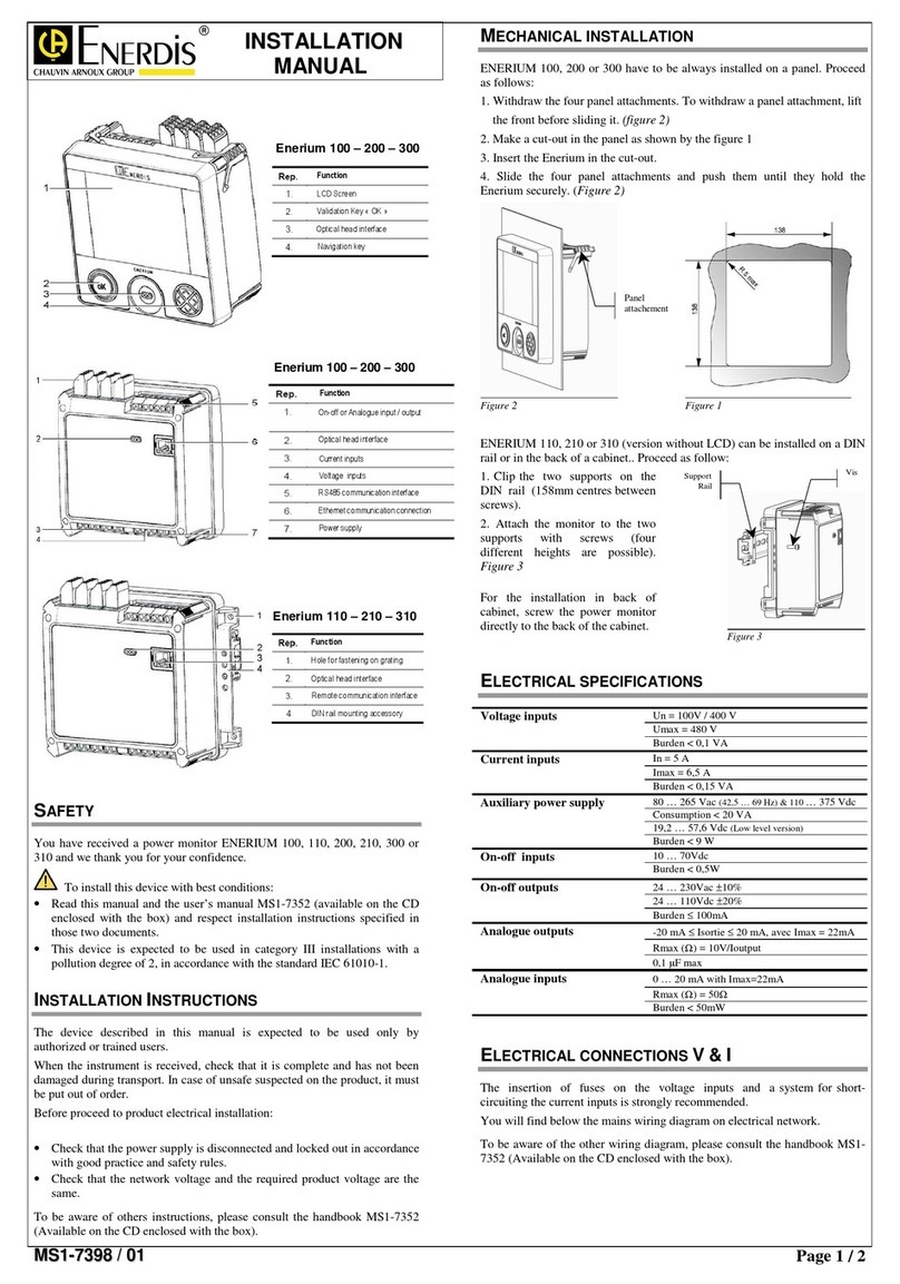 Enerdis Enerium 100 User manual