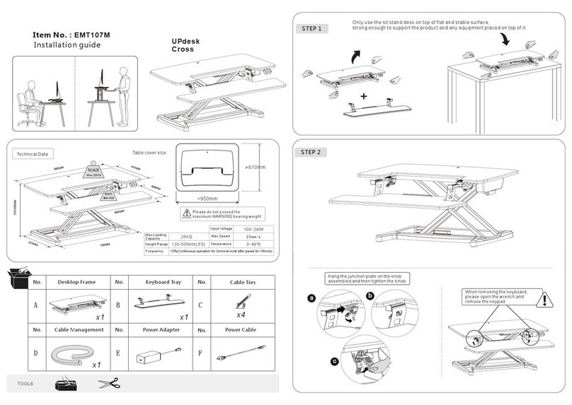 Worktrainer UPdesk Cross User manual