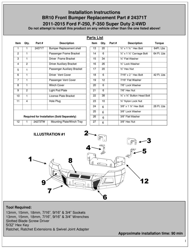Go Rhino 24371T User manual