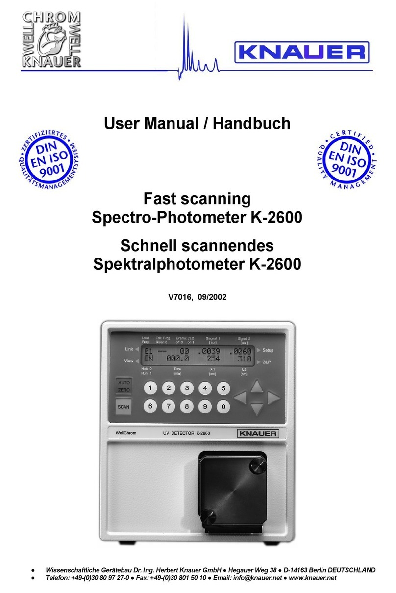 Knauer WellChrom K-2600 User manual