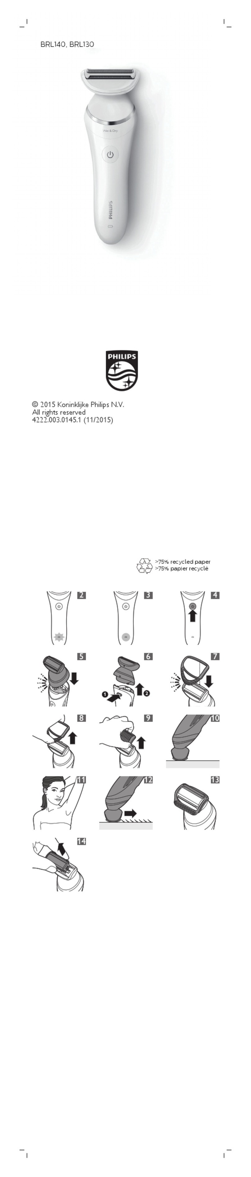 Philips BRL130 User manual