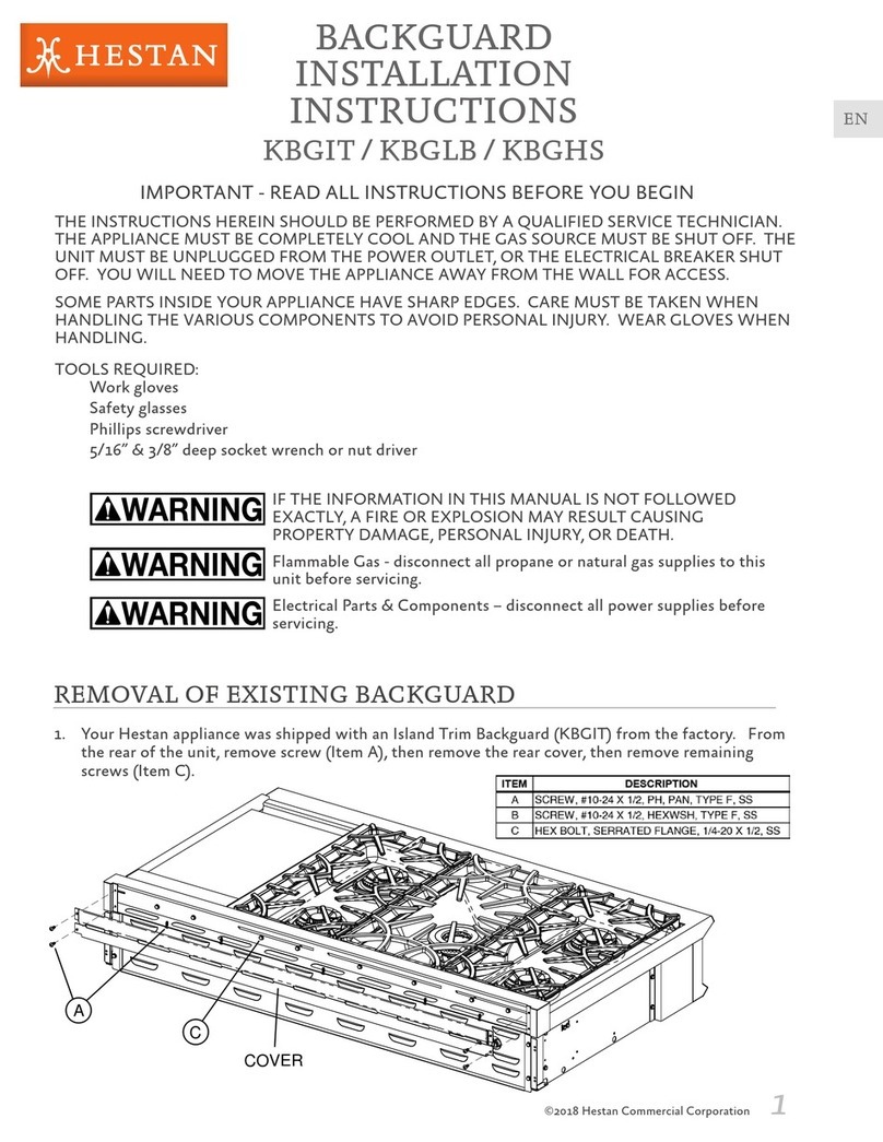 hestan KBGIT User manual hestan KBGIT User manual