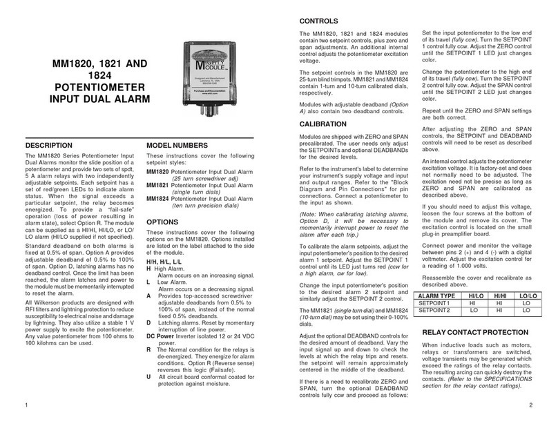 Mighty Module MM1820 manual