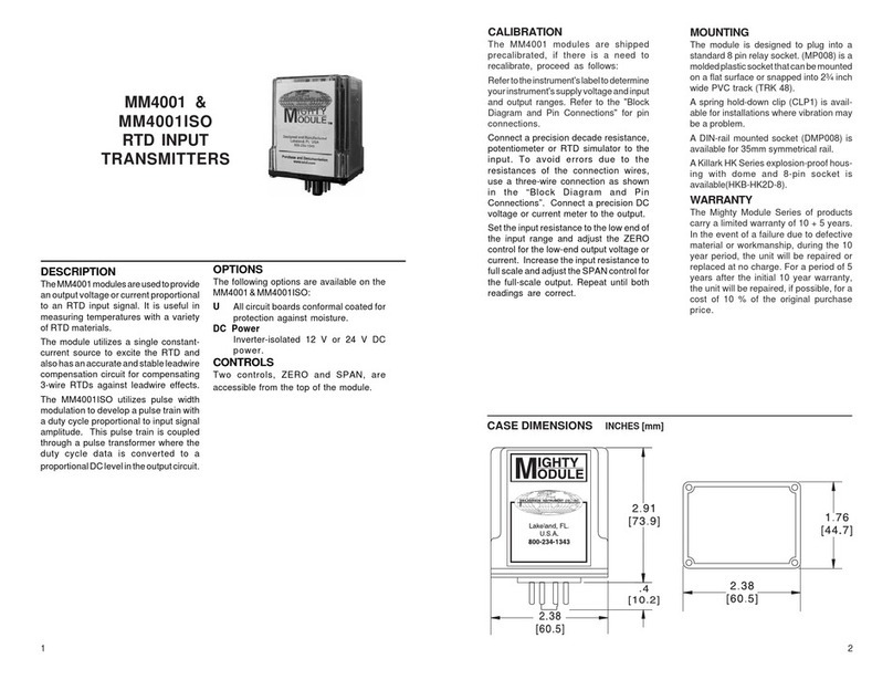 Mighty Module MM4001 manual