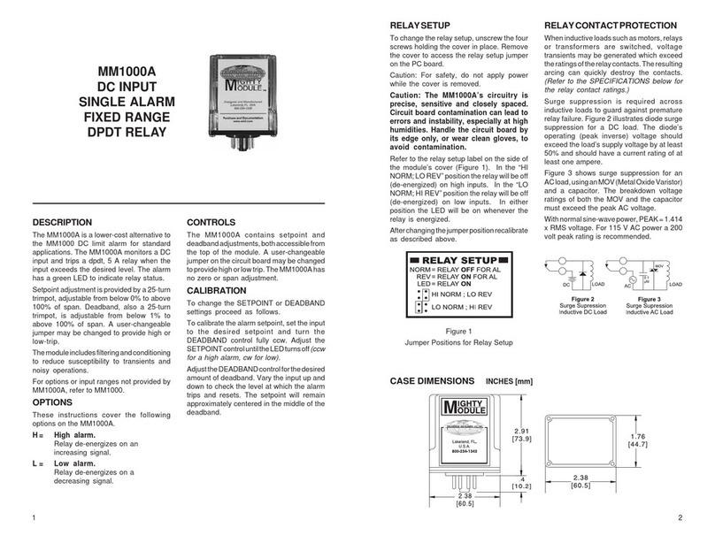 Mighty Module MM1000A manual