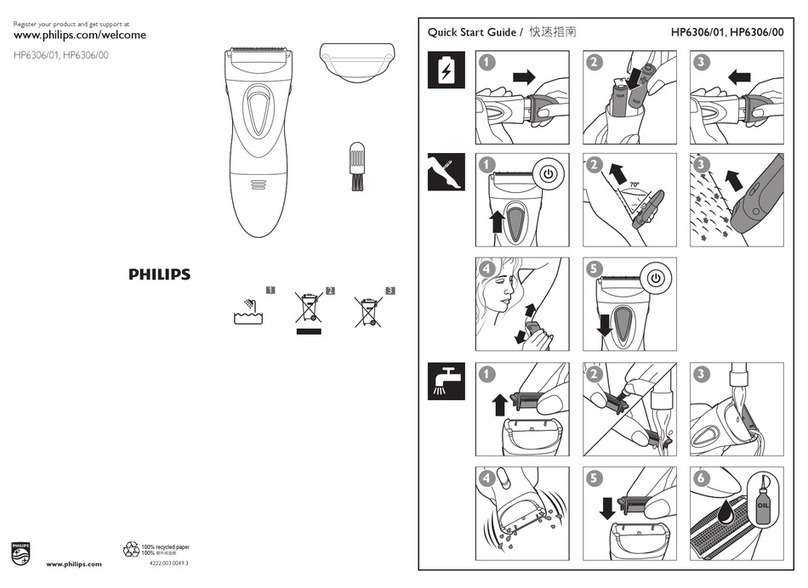 Philips HP6306/01 User manual