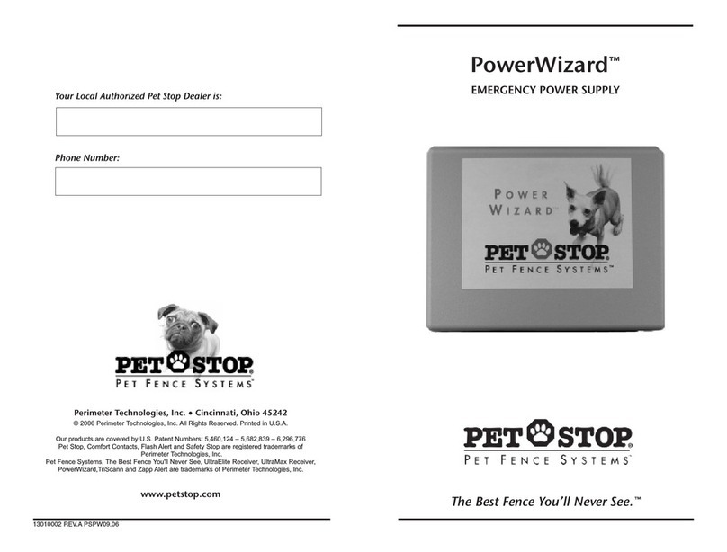 Pet Stop PowerWizard manual