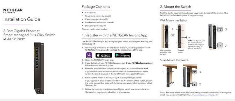 NETGEAR GSS108EPP User manual