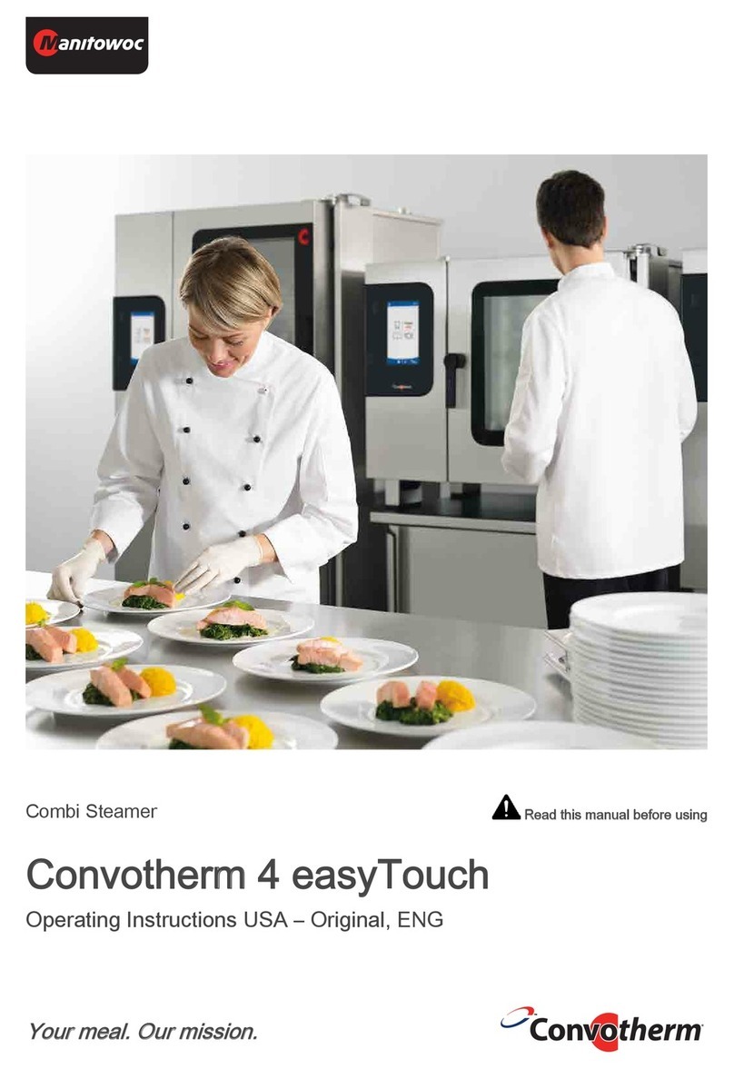 Manitowoc Convotherm 4 easyTouch operating instructions Manitowoc Convotherm 4 easyTouch operating instructions