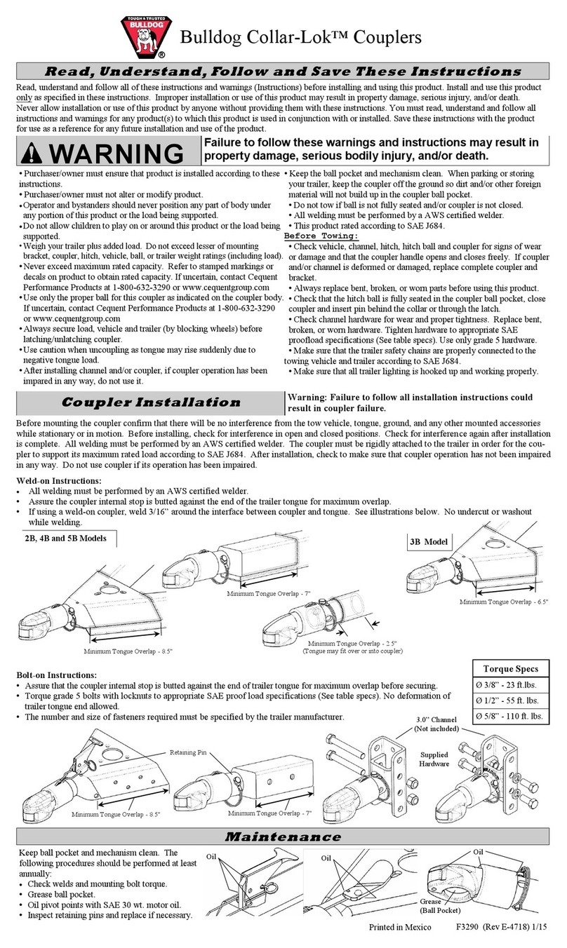 Bulldog Security Collar-Lok instructions
