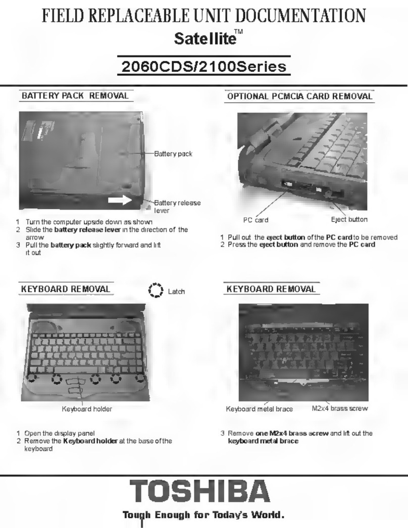 Toshiba Satellite 2060CDS Field replaceable unit documentation