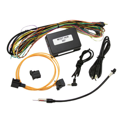 Nav TV MOST-H.U.R. NTV-KIT155 manual