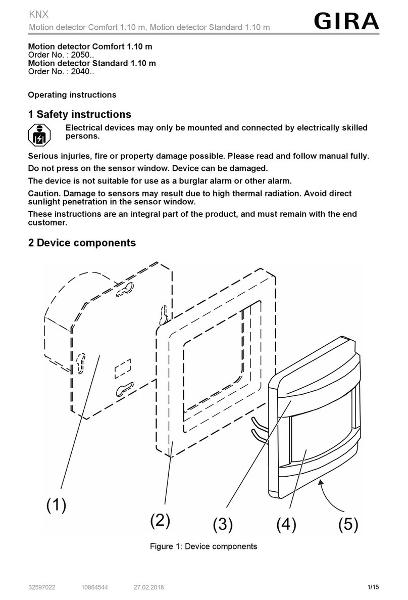 Gira 2050 Series operating instructions
