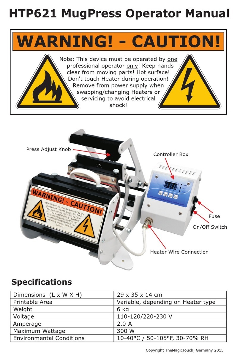 TheMagicTouch HTP621 User manual