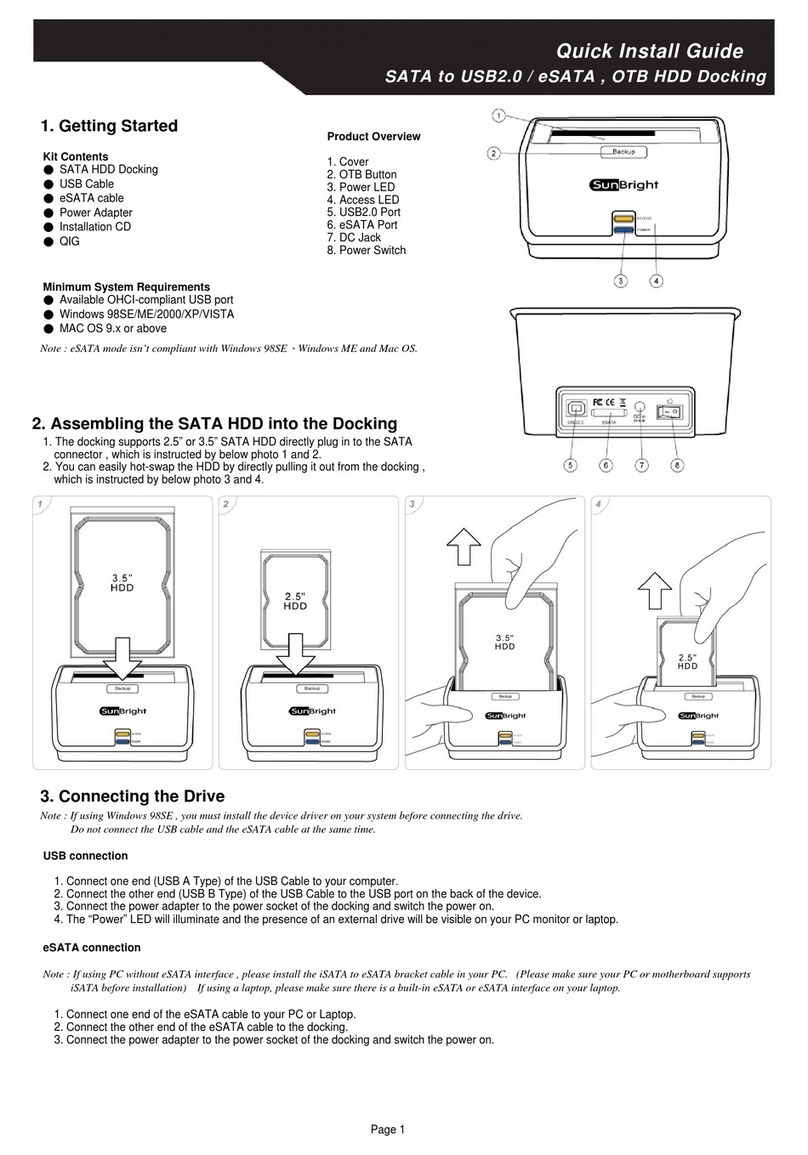 welland Sunbright ME601J Quick install guide