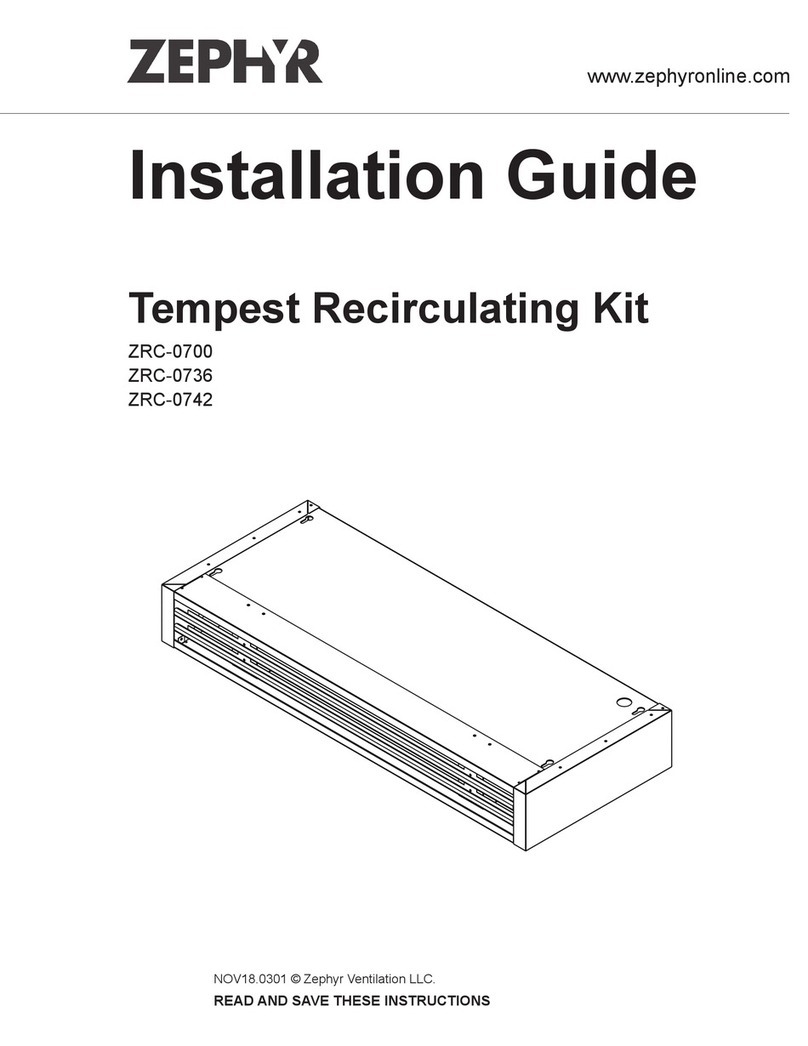 Zephyr ZRC-0700 User manual