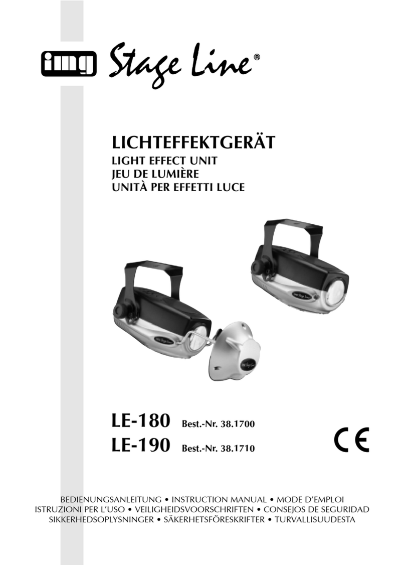 Stageline LE-180 instruction manual Stageline LE-180 instruction manual