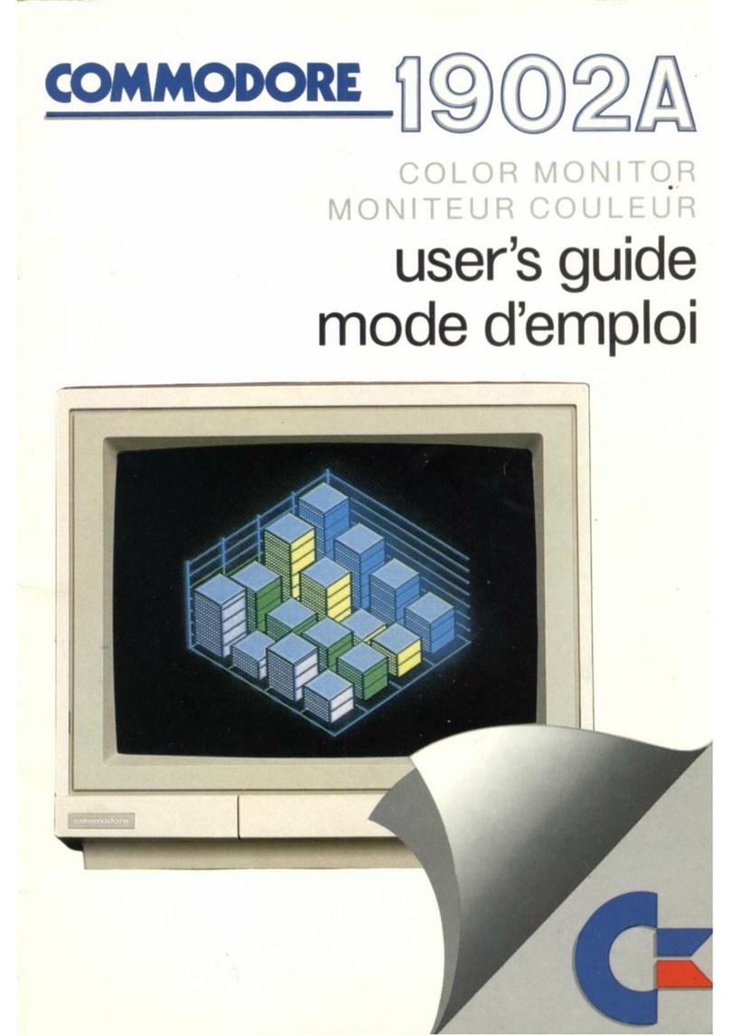 Commodore 1902A User manual Commodore 1902A User manual