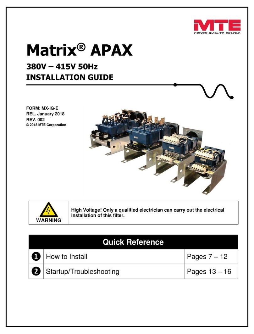 MTE Matrix APAX User manual