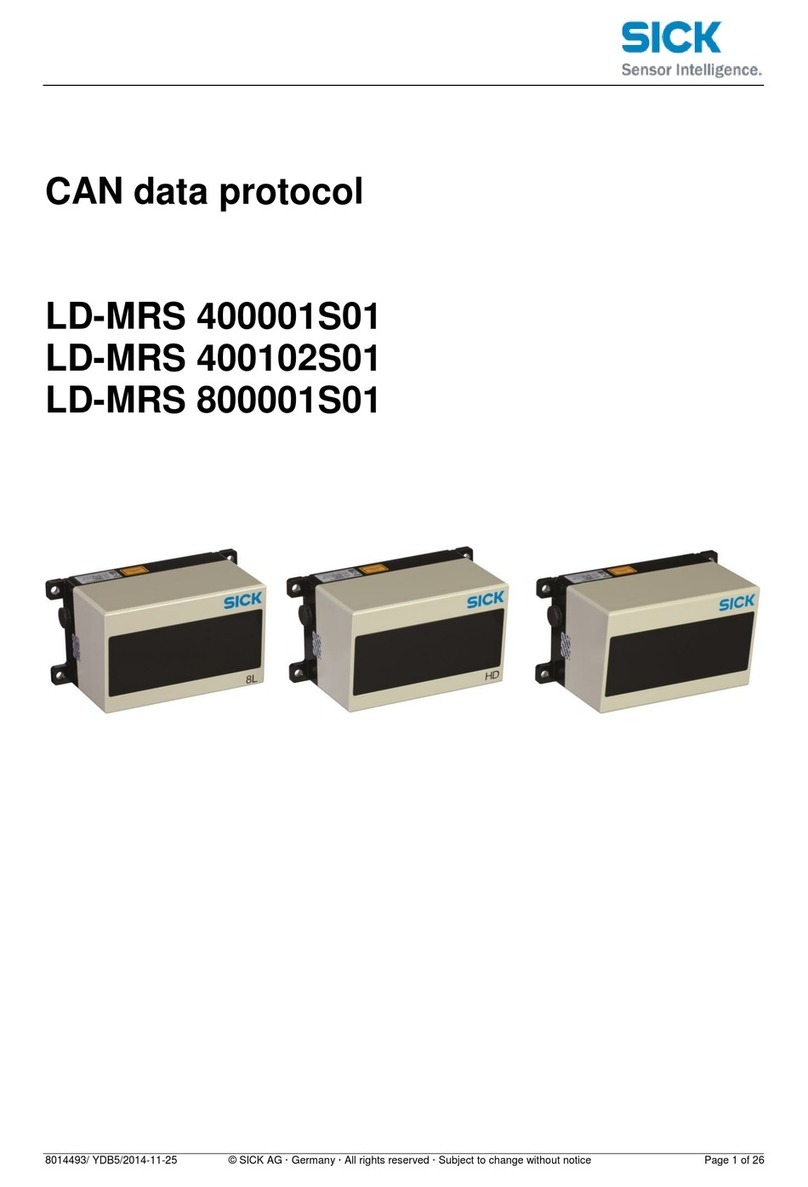 SICK LD-MRS 400001S01 User manual SICK LD-MRS 400001S01 User manual