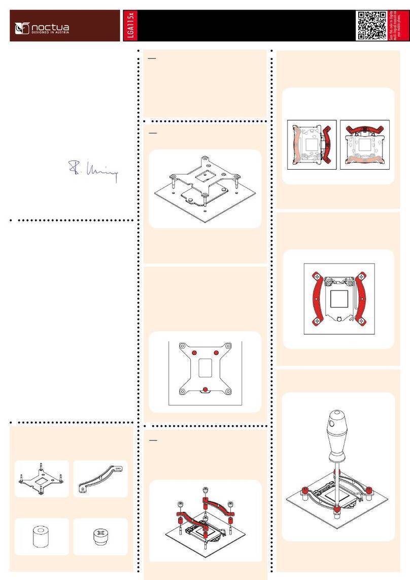 Noctua NH-U9S installation instructions Noctua NH-U9S installation instructions