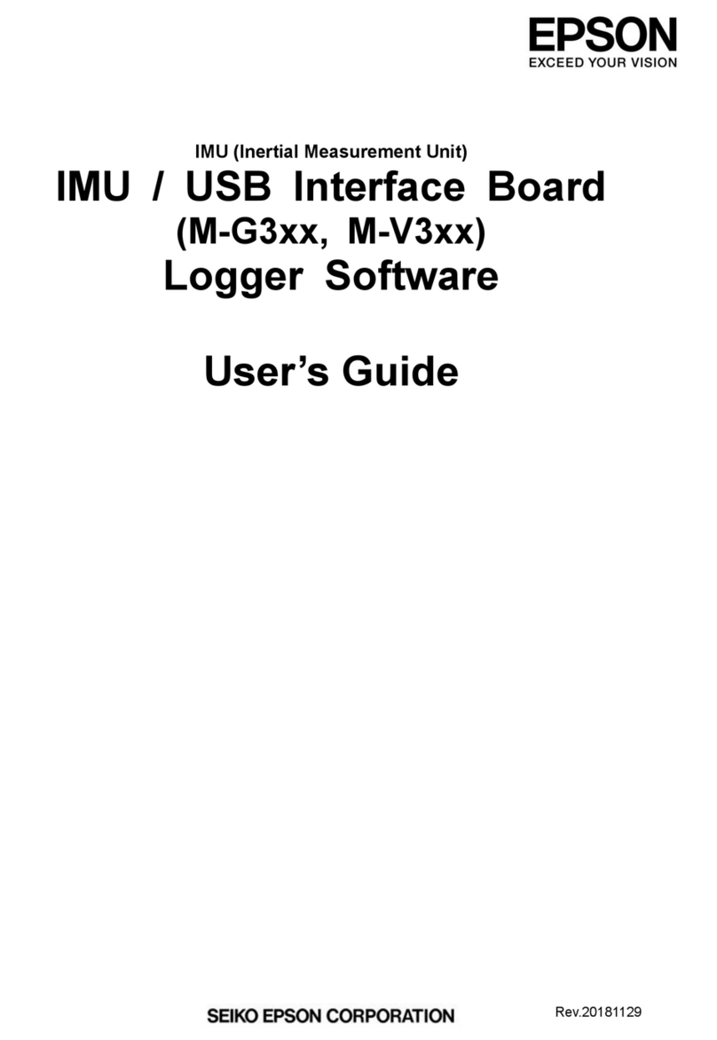Epson M-G3 Series User manual