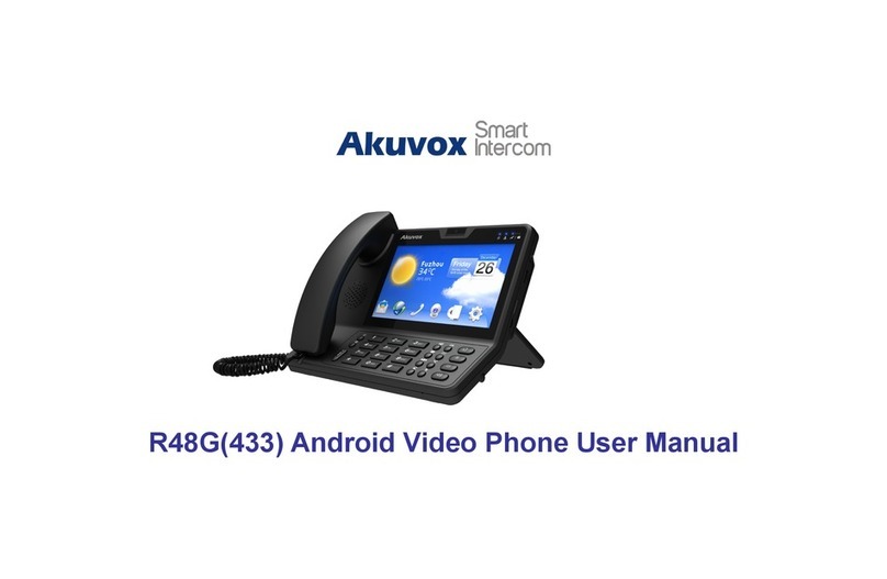 Akuvox R48G(433) user manual