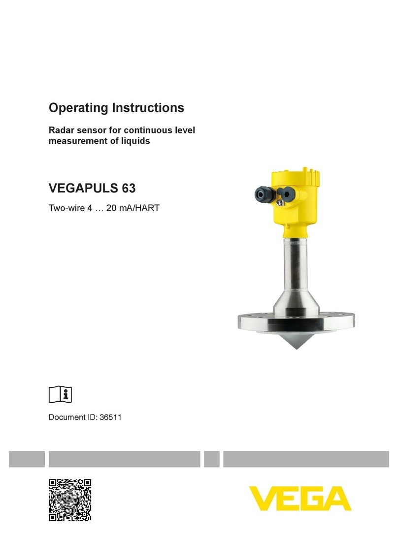 Vega VEGAPULS 63 operating instructions