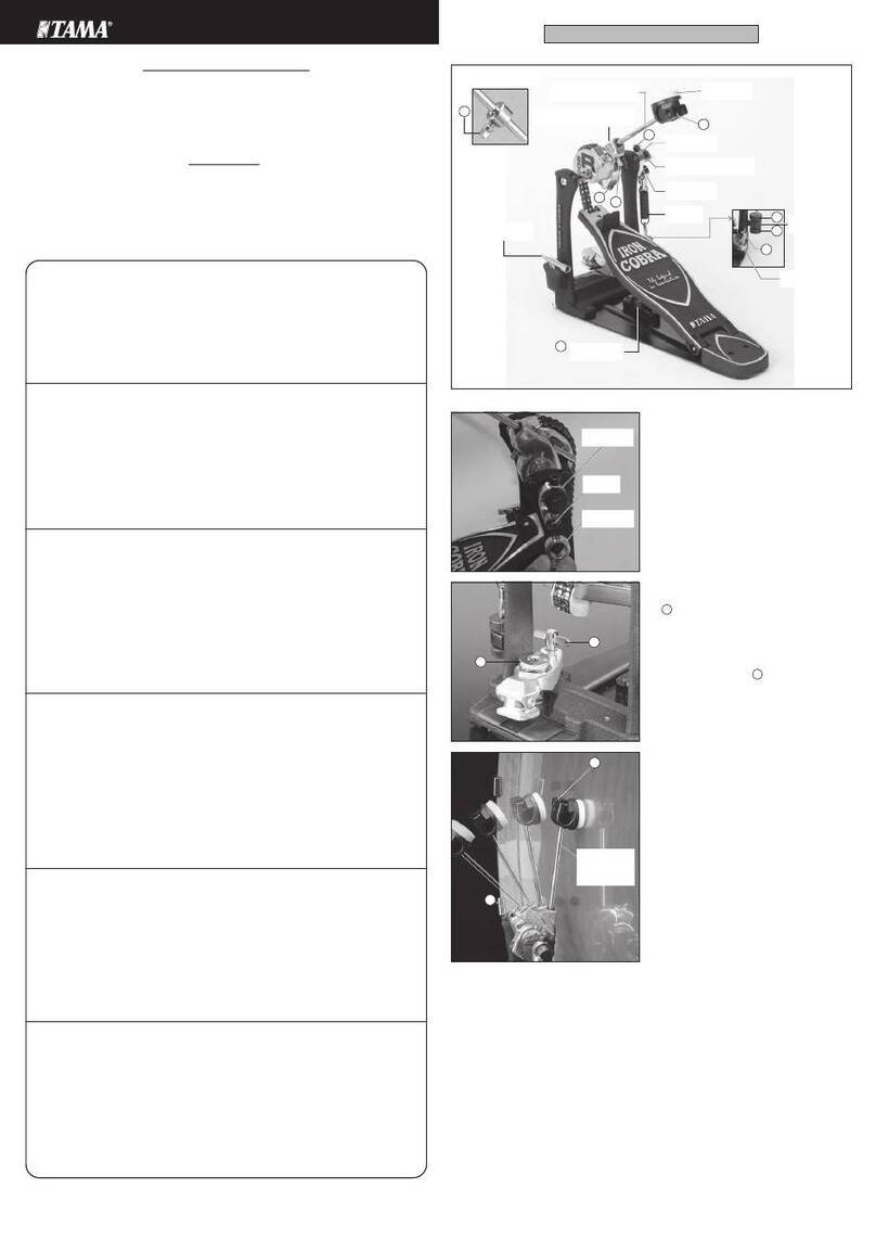 Tama IRON COBRA HP900RS instruction manual