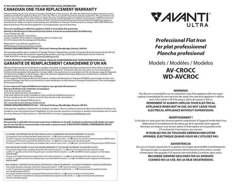 Avanti AV-CROCC manual