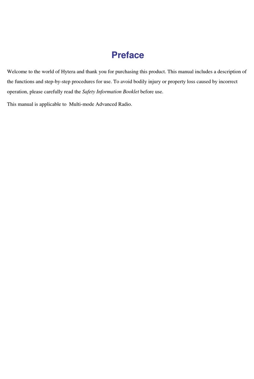 Hytera PDC760UXB2 User manual