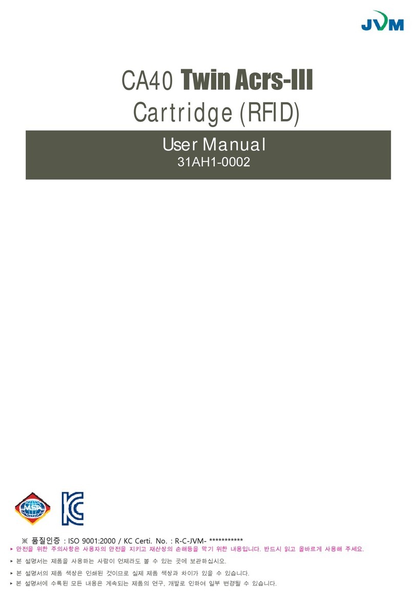 JVM CA40 Twin Acrs-III user manual