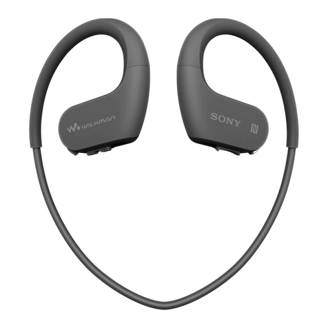 Sony MP3 Walkman User manual
