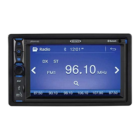 Jensen JRV4100 Installation and owner's manual