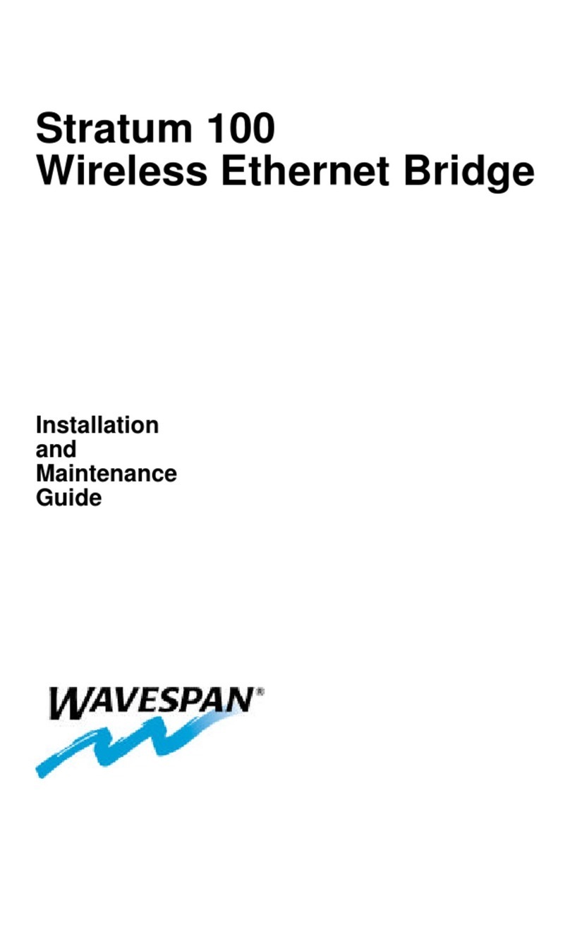 Wavespan Stratum 100 Installation and maintenance guide