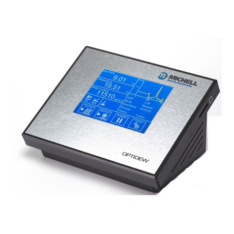 Michell Instruments Optidew User manual