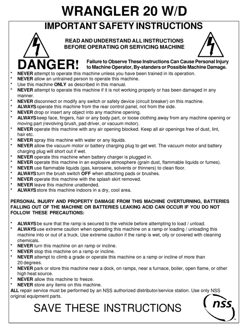 NSS WRANGLER 20W/D User manual