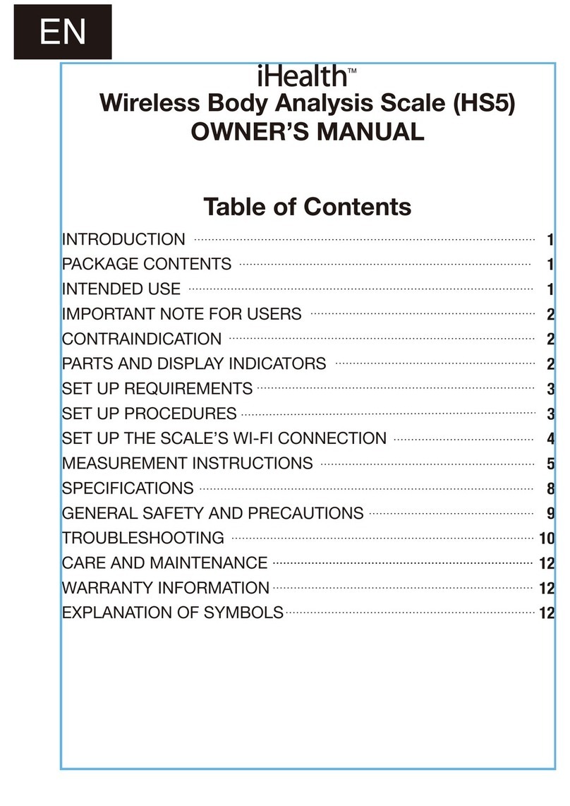 iHealth HS5 owner's manual