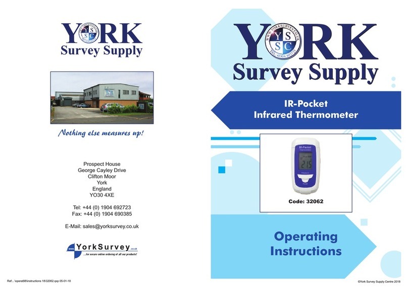 York Survey Supply 32062 operating instructions