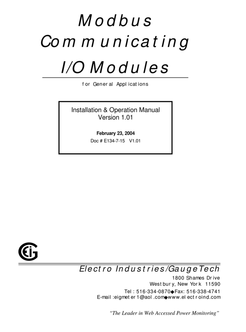 Nexus I/O Module Installation & operation manual