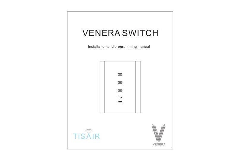 TIS Venera Switch Installation and programming manual