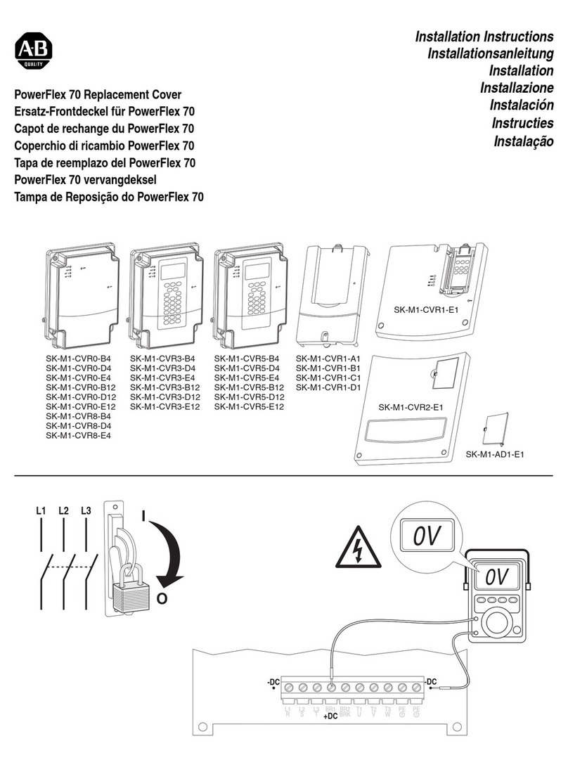Allen-Bradley SK-M1-CVR0-B4 User manual