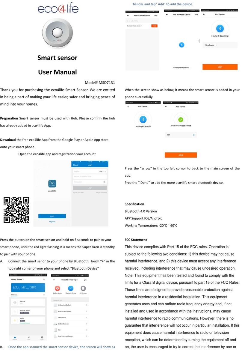 Eco4life MSD7131 user manual