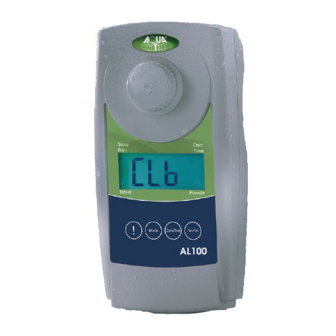 Aqualytic AL100 instruction manual
