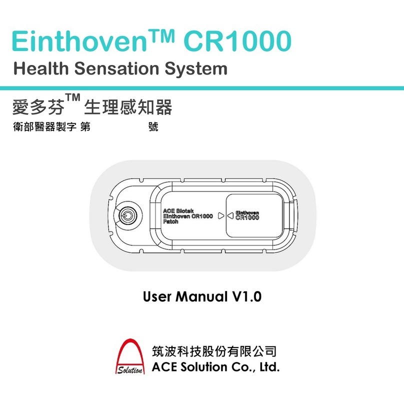 ACE Solution Einthoven CR1000 user manual ACE Solution Einthoven CR1000 user manual